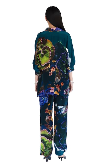 Amka Midnight Blue Designer Shirt 