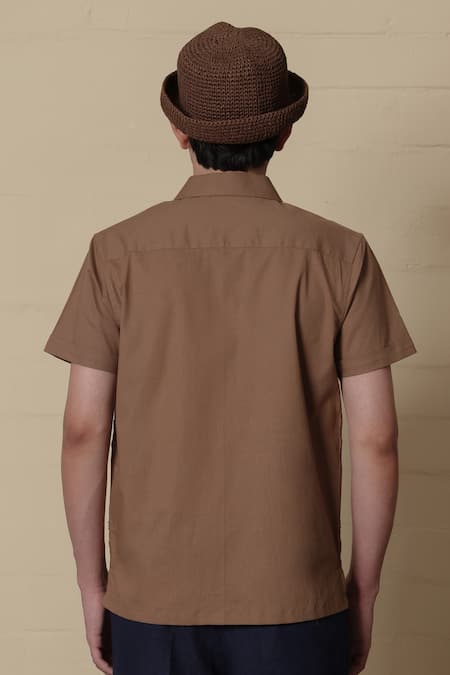 Lacquer Embassy SUNFOLK Sunfolk Cotton Camp Collar Shirt 