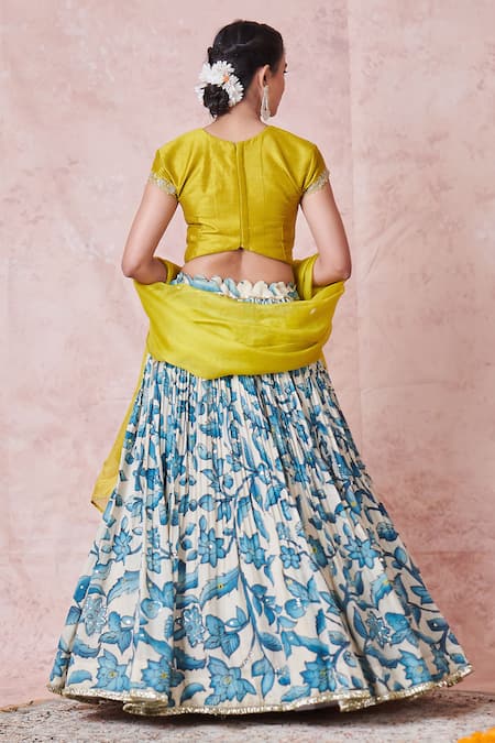 Aamra By Lavanya Hand Embroidered Lehenga Set 