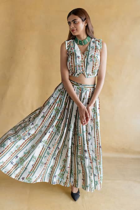 Shachi Sood Phool Rekha Palazzo Set 