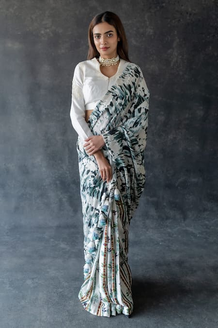 Shachi Sood Designer Sanjh Sutra Saree Set 