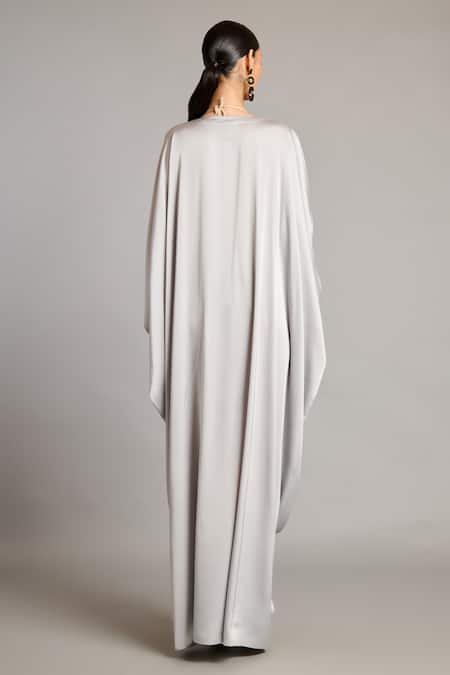 Siddartha Tytler Steel Zari Forest Kaftan 