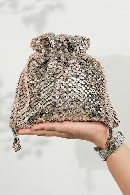 The Purple Sack Sequenzzia Potli Bag 