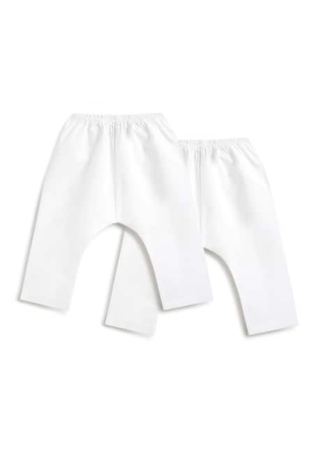 Tiber Taber_Green Cotton Gingham Kurta And Pyjama Set _Online_at_Aza_Fashions