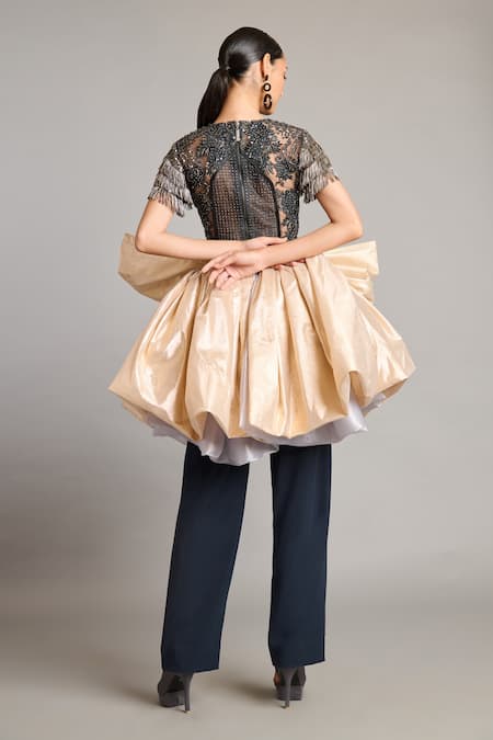 Siddartha Tytler Gold Steel Bow Belt 