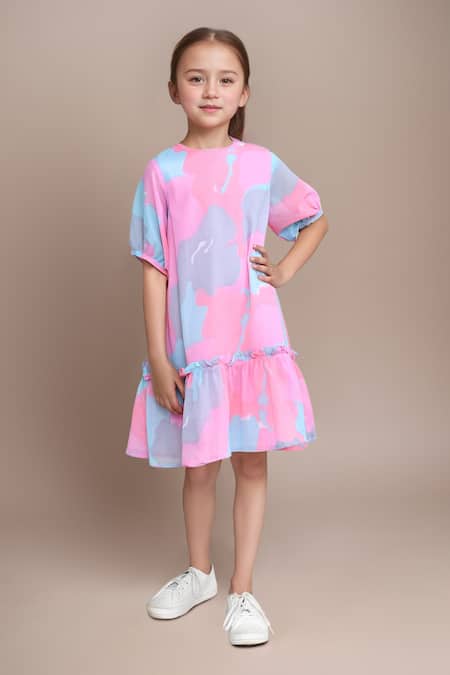 Petite Pomme Multicolor A-line Dress 