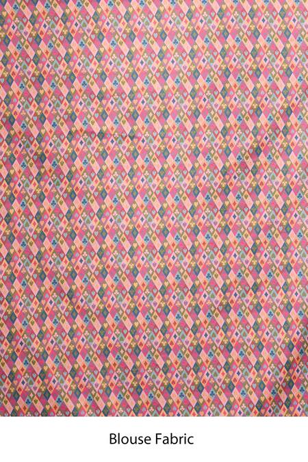 Shop_Torani_Green Organza, Net Embroidery Saree Set 