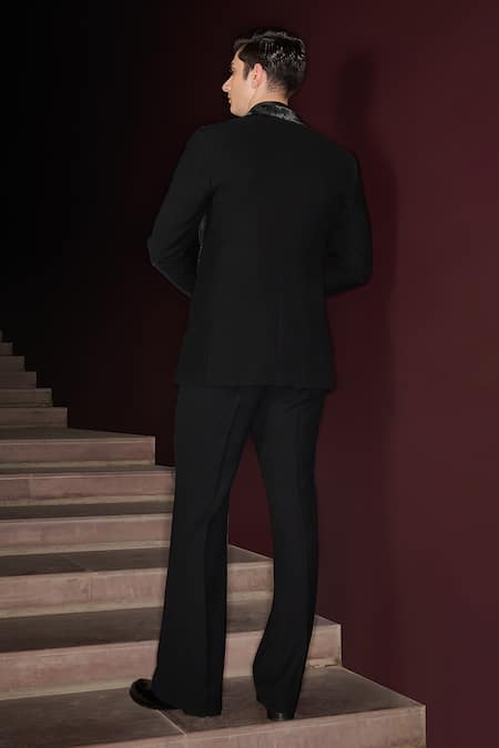 Contrast By Parth Velric Designer Tuxedo Set 