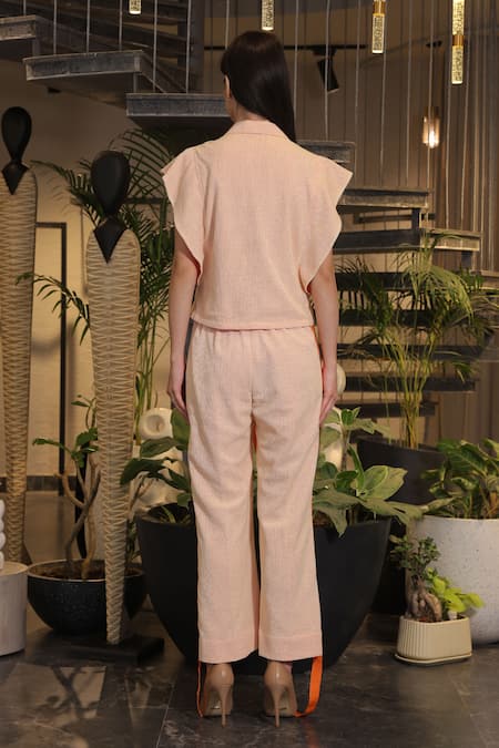 Ankur J Designer Crochet Top & Pant Set 