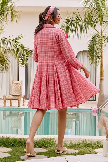 House Of Fett Crimson Crush Dress & Jacket Set 