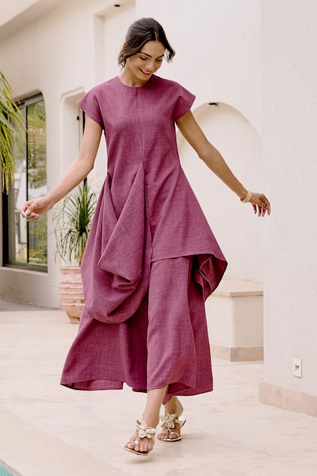 HOUSE OF FETT Purple Lazuli Co-ord Pant Set 