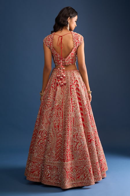 Kalighata Mushafir Bridal Lehenga Set 