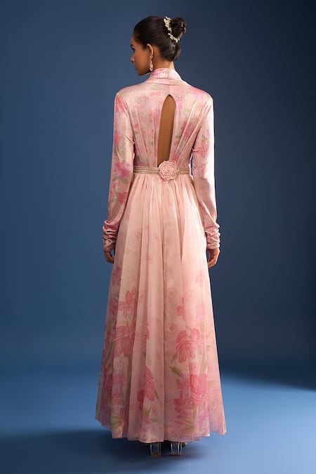 Tarun Tahiliani Hand-painted Anarkali & Churidar Set 