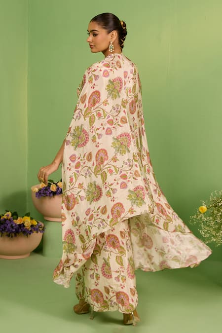 House Of Armuse Adhya Printed Kaftan Set 