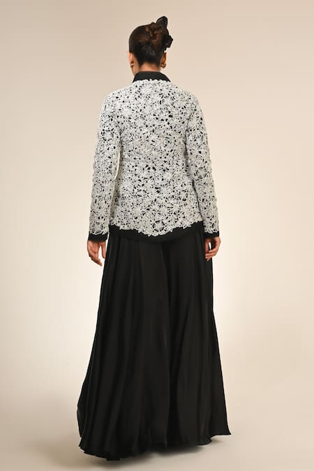 COUTURE BY NIHARIKA Designer Organza Jacket & Pant Set 