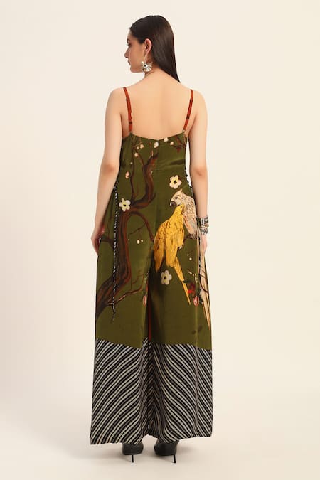 Ruhr India Rust Orange Kavya Jumpsuit 