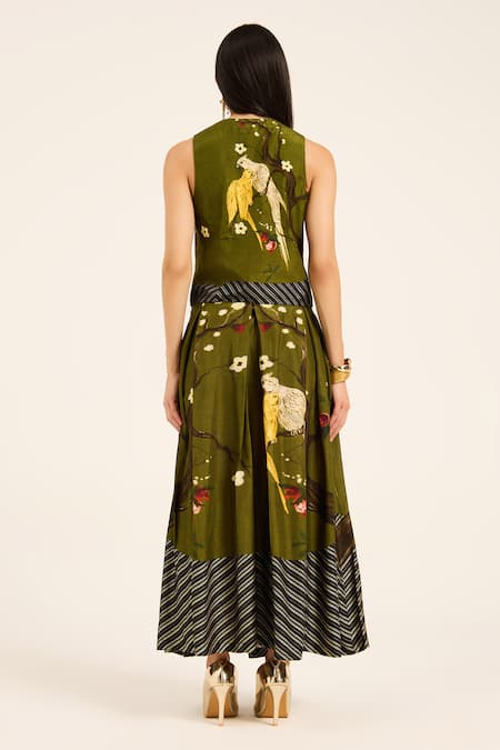 Ruhr India Miko Waistcoat & Skirt Set 