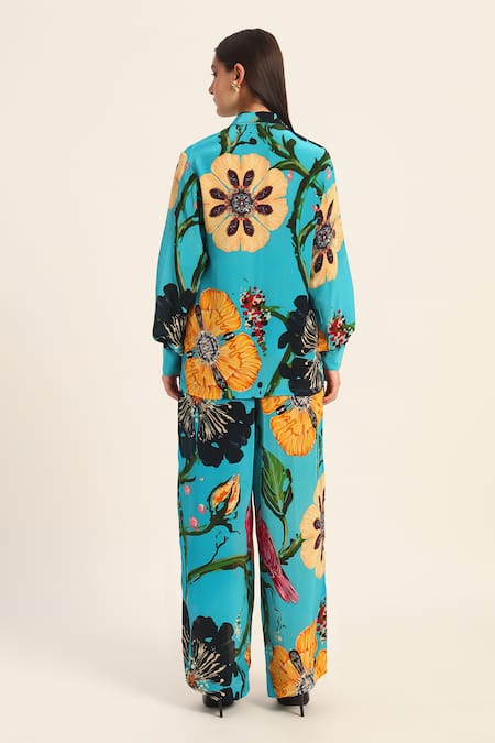 Ruhr India Floral Print Yoko Coord Set 