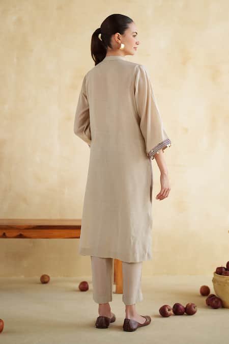 172 Threads Ecru Panel Co-Ord Set 