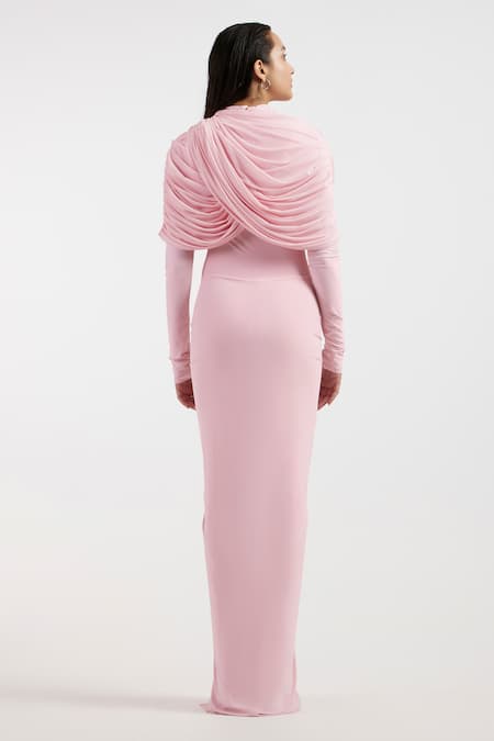 Deme By Gabriella Designer Draped Dress 