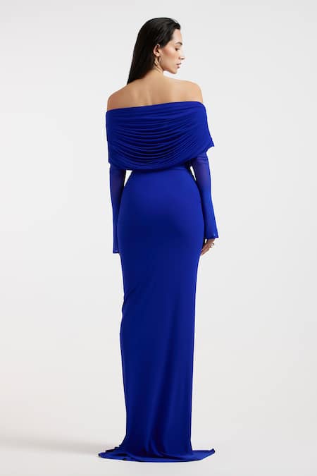 Deme By Gabriella Royal Blue Designer Gown 