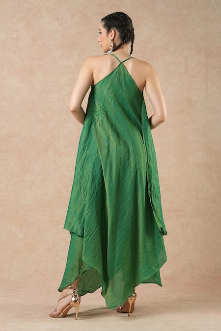 Dori & CO. Emerald Green Designer Dress 