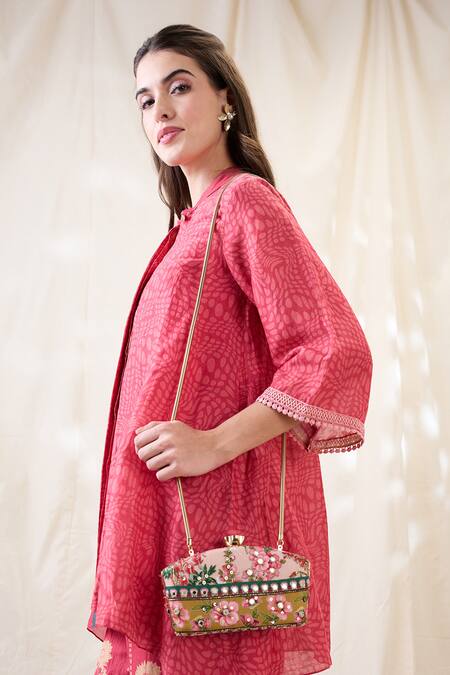 Soup By Sougat Paul Tamaya Embellished Clutch Bag 