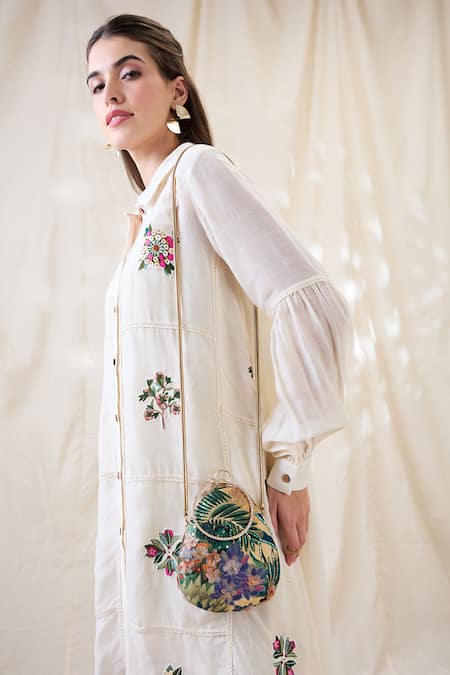 Soup By Sougat Paul Kaira Embellished Clutch Bag 