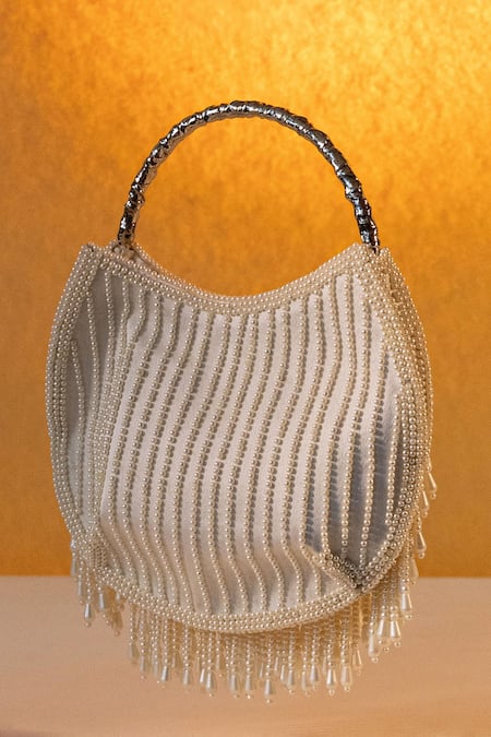Be Chic Pearl Radiance Tassel Bag 