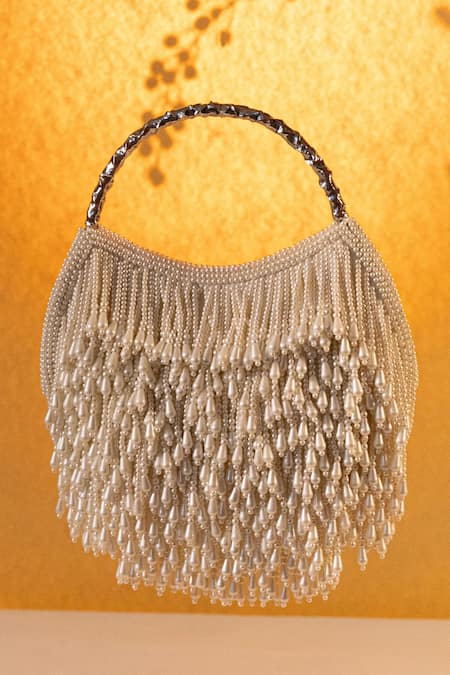 Be Chic Pearl Radiance Tassel Bag 