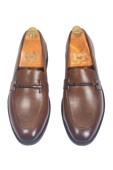 Domani Italian Cut Knot Buckle Slipons 