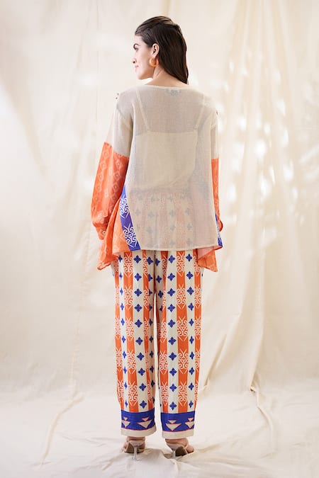 Soup By Sougat Paul Kitchra Appliqued Co-ord Set 