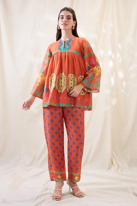 Soup by Sougat Paul Kitchra Printed Co-ord Set 