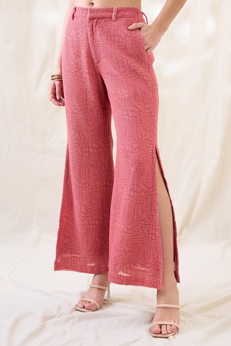 Buy Soup By Sougat Paul Pink Cotton, Net Embroidery Round Neck Ravya Appliqued Co-ord Set Online at Aza Fashions Buy_Soup By Sougat Paul_Pink Cotton, Net Embroidery Round Neck Ravya Appliqued Co-ord Set _Online_at_Aza_Fashions