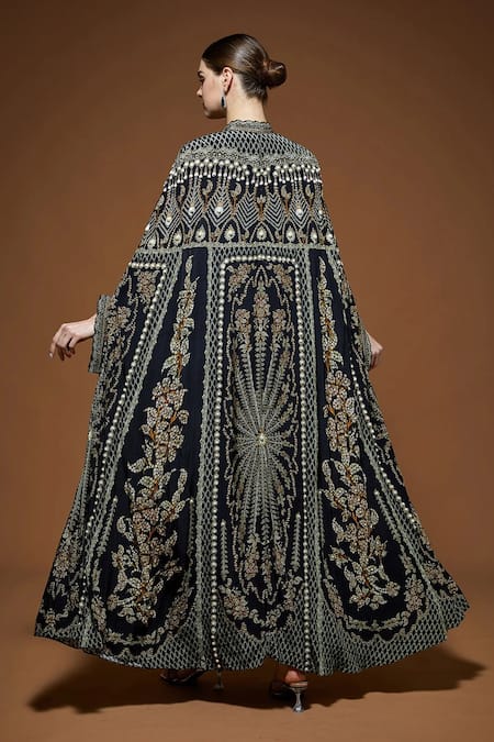 Nirraamyaa Designer Cape & Kurta Set 