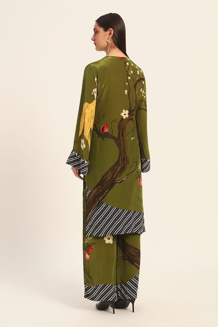 Ruhr India Miko Designer Kurta Pant Set 