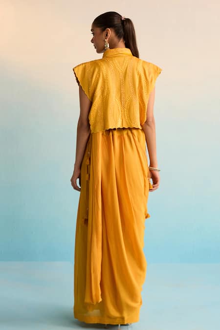 House Of Armuse Amruta Elegant Drape Saree Set 