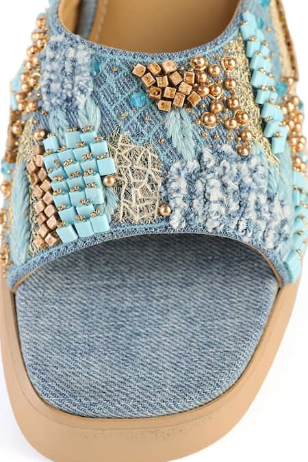 Buy_Anaar_Blue Beads Denisse Sandals 
