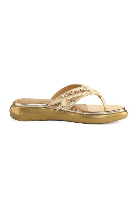 Anaar Beige Beads, Sequins Designer Embellished Sandals Online at Aza Fashions Anaar_Beige Beads, Sequins Designer Embellished Sandals _Online_at_Aza_Fashions