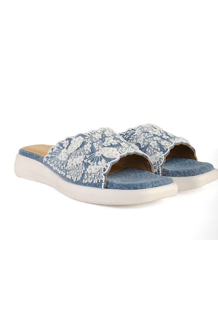 Anaar Designer Denim Mallorca Sandals 