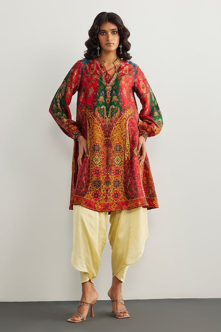 RI.Ritu Kumar Designer Jaisalmer Print Kurta 