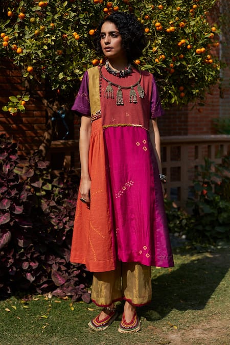 Medha Multi Color Handcrafted Tunic 
