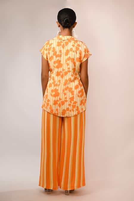 Rimi Nayak Bougainvillea Printed Trouser 