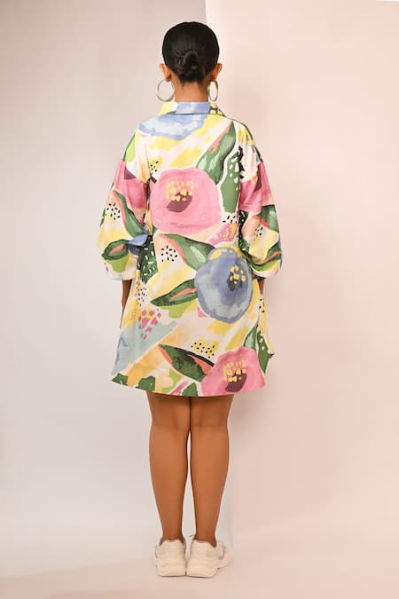 Rimi Nayak Floral Printed Relaxed Shirt 
