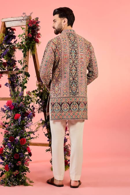 Kasbah Multicolor Thread Embroidered Kurta 