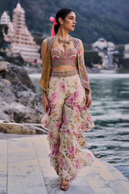 Surily G Multi Embroidery Corset 