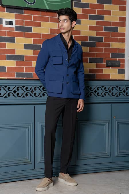 Hilo Design Minimal Matrix Black Shacket 