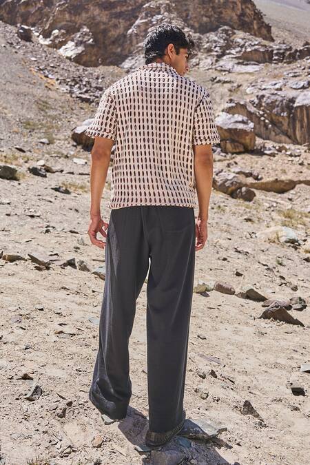 Dash And Dot Jacquard Polo T-shirt