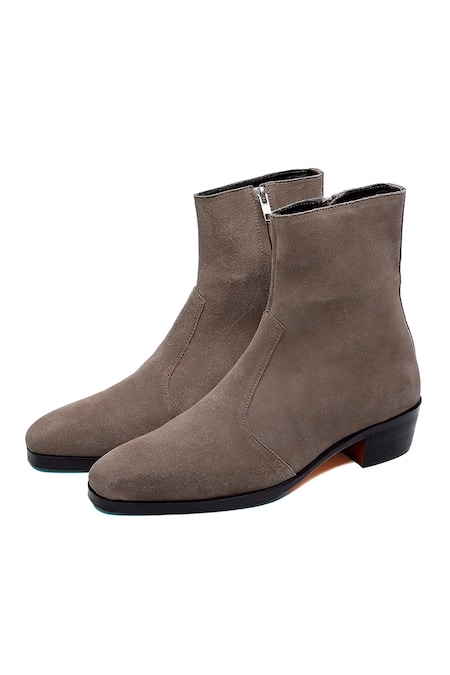 Shutiq Brown Suede Jodhpur Boots