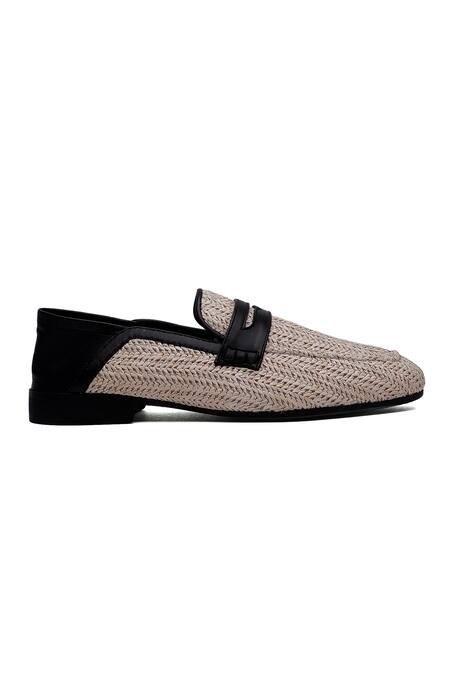 Shutiq Ivory Designer Slip-on Shoes Online at Aza Fashions Shutiq_Ivory Designer Slip-on Shoes _Online_at_Aza_Fashions